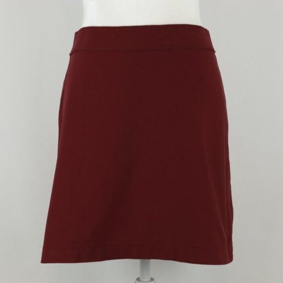 Kuhl Women's Small Dark Red Pull On Casual Mini Skirt - Picture 1 of 7